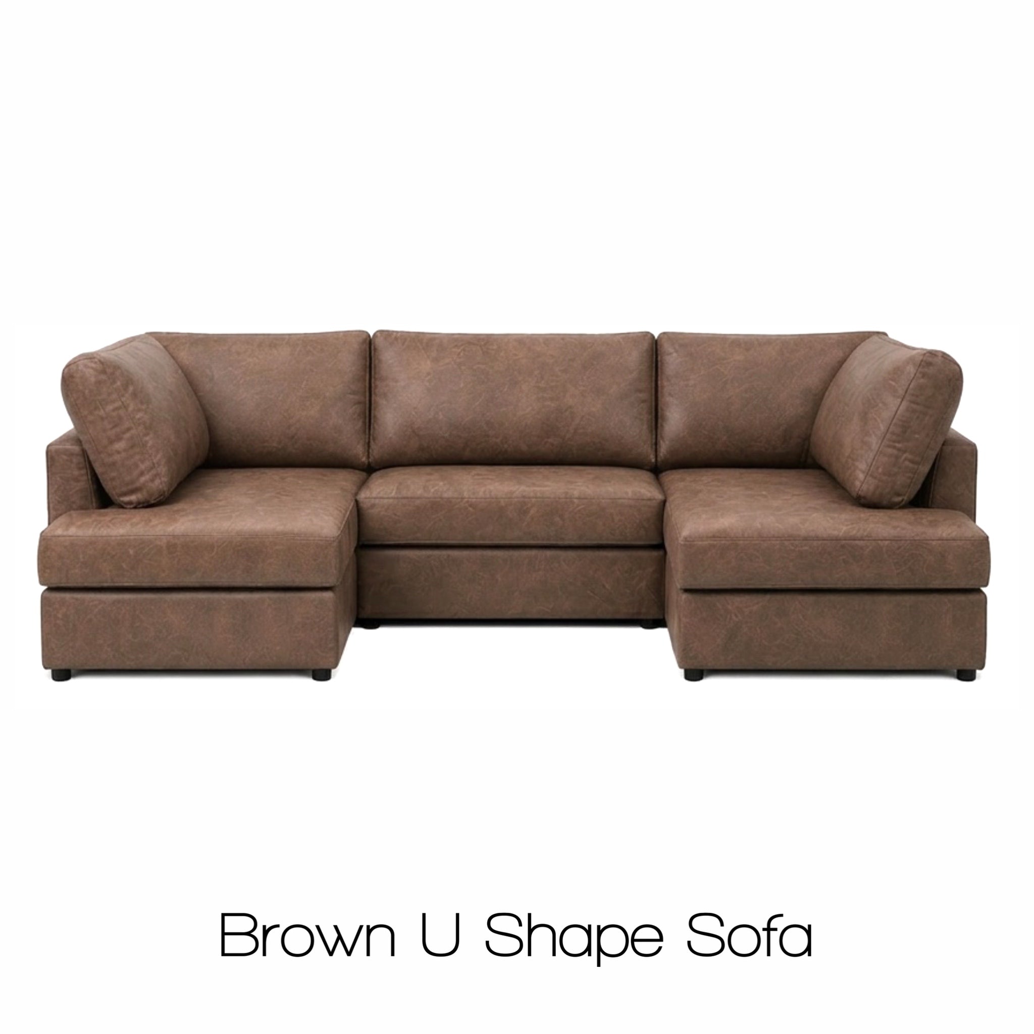 London U Shape Suede Leather