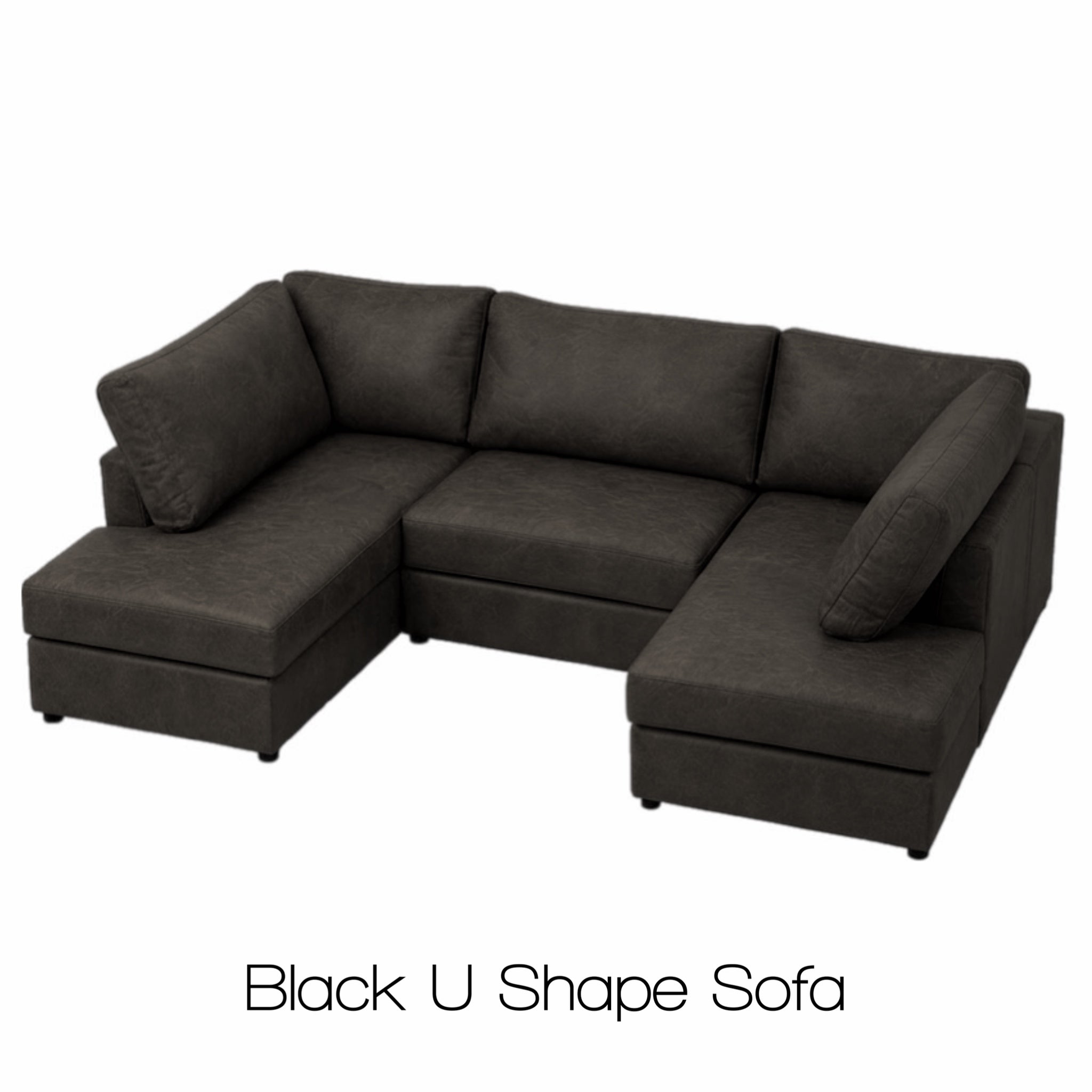 London U Shape Suede Leather