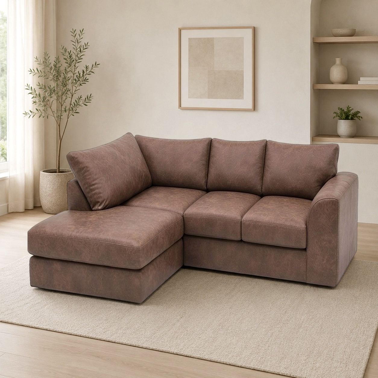 Dylan Suede Leather Corner
