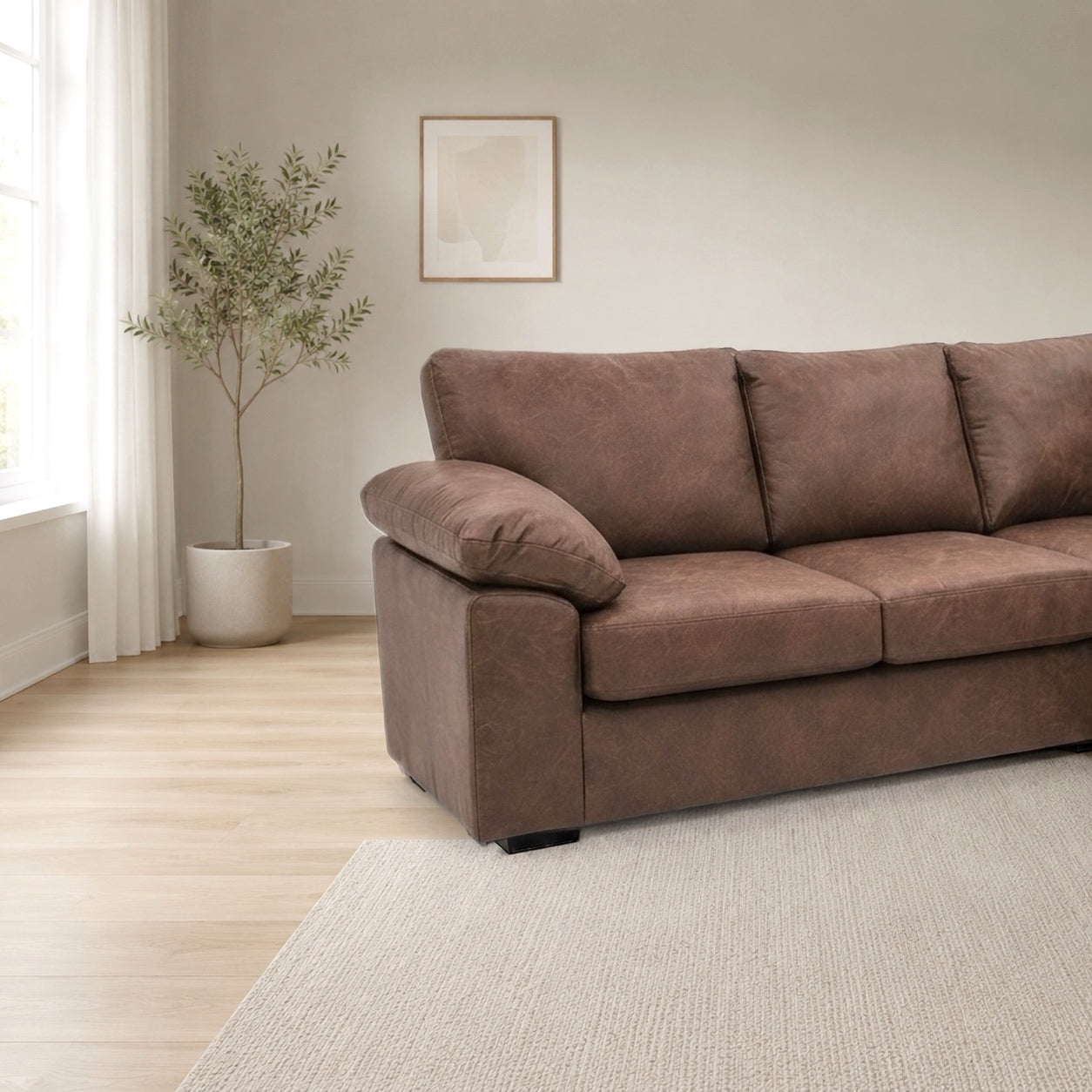 Amalfi Suede Leather 2C2 Corner