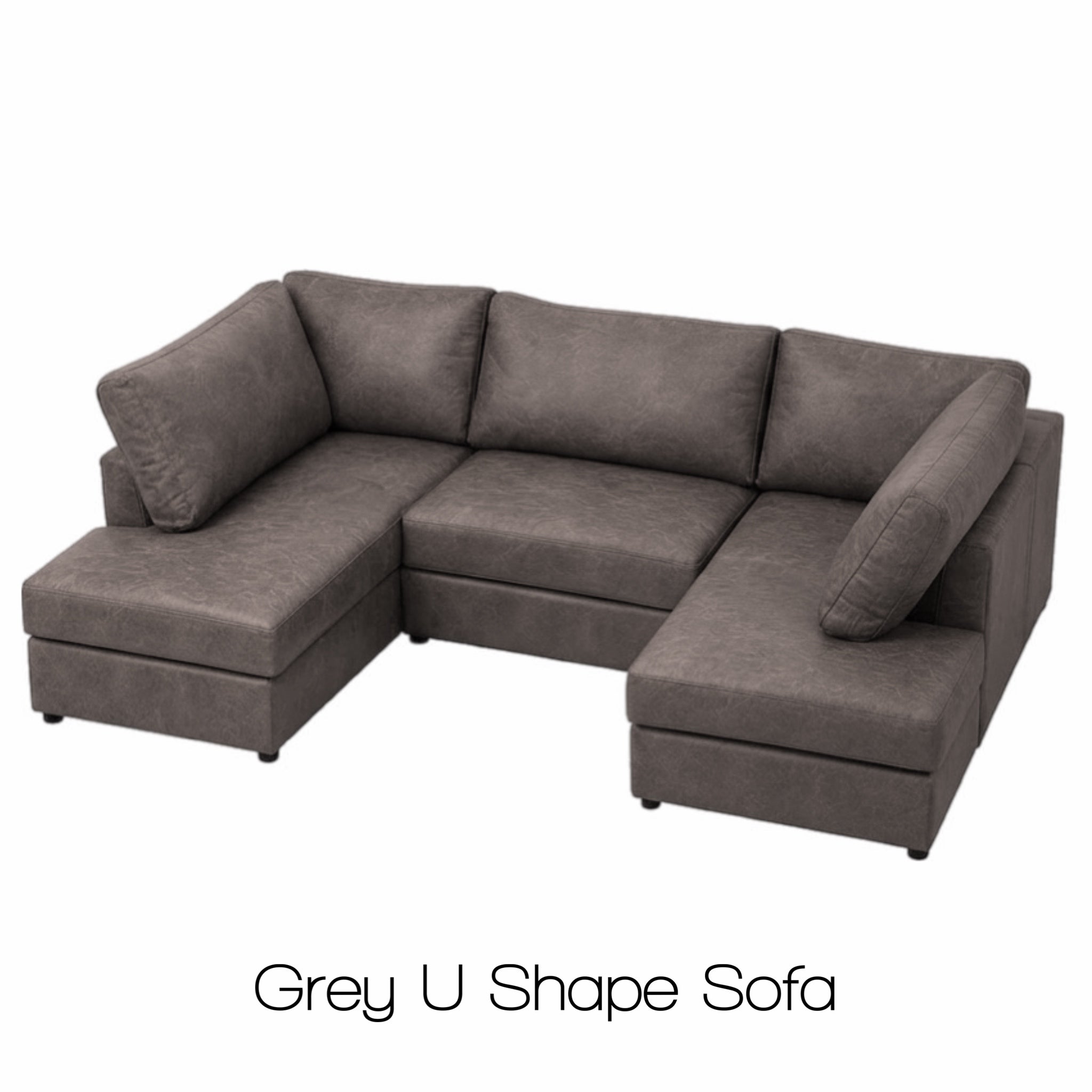 London U Shape Suede Leather