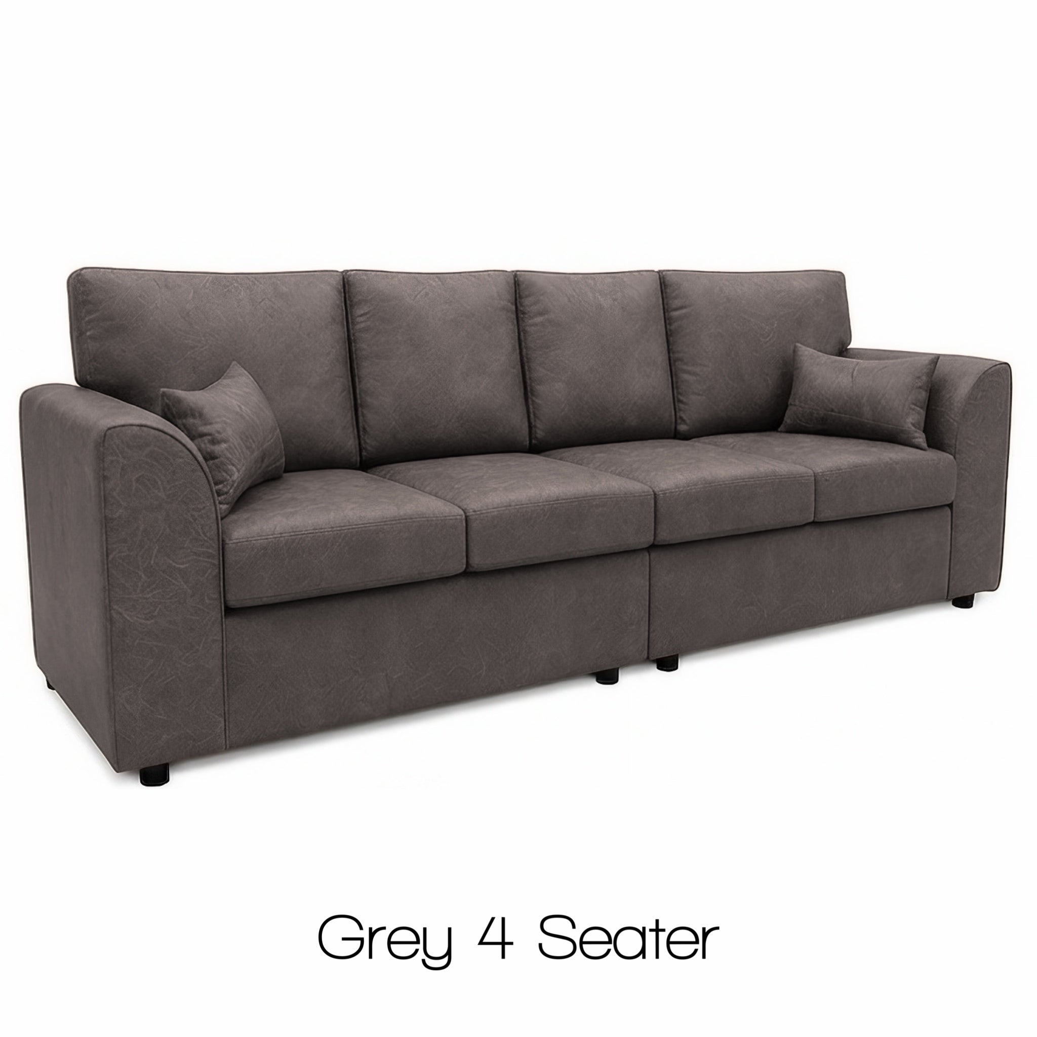Dylan 4 Seater Suede Leather