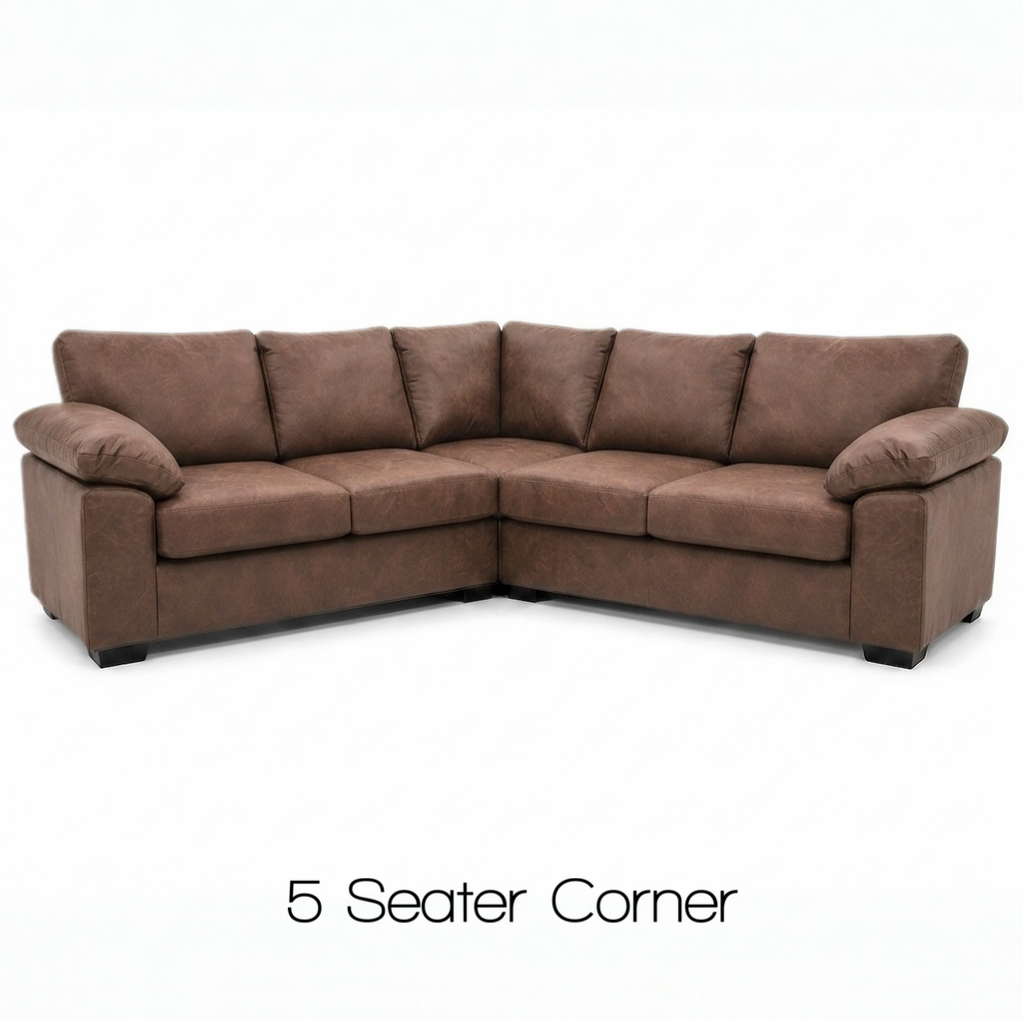 Amalfi Suede Leather 2C2 Corner