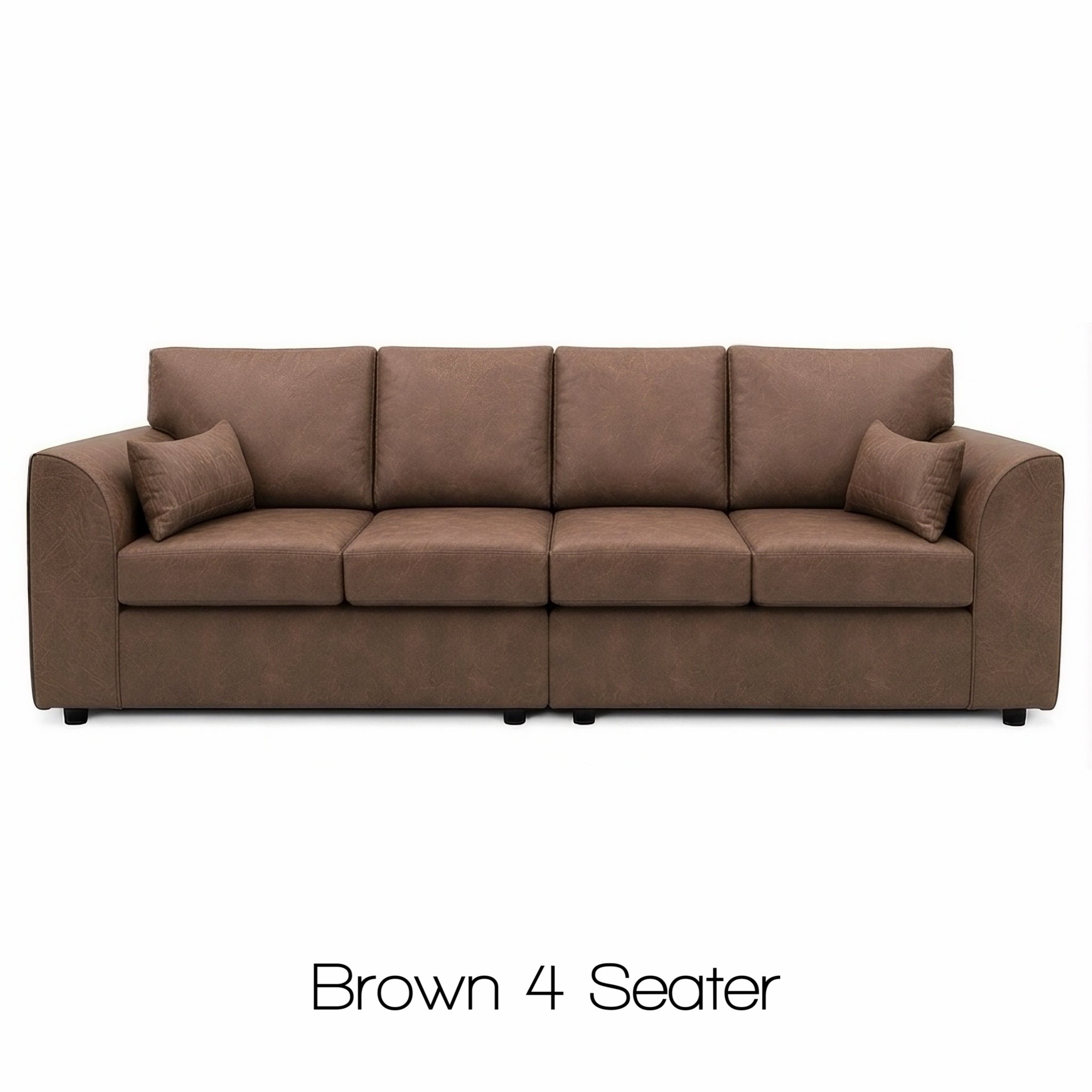 Dylan 4 Seater Suede Leather