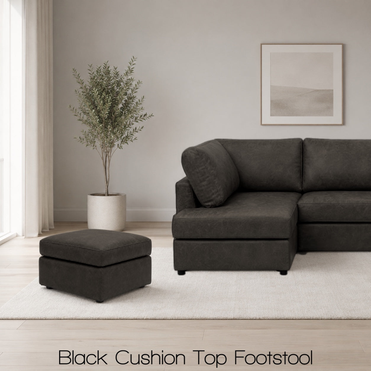 London U Shape Suede Leather