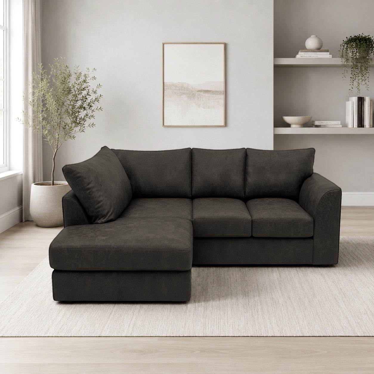 Dylan Suede Leather Corner