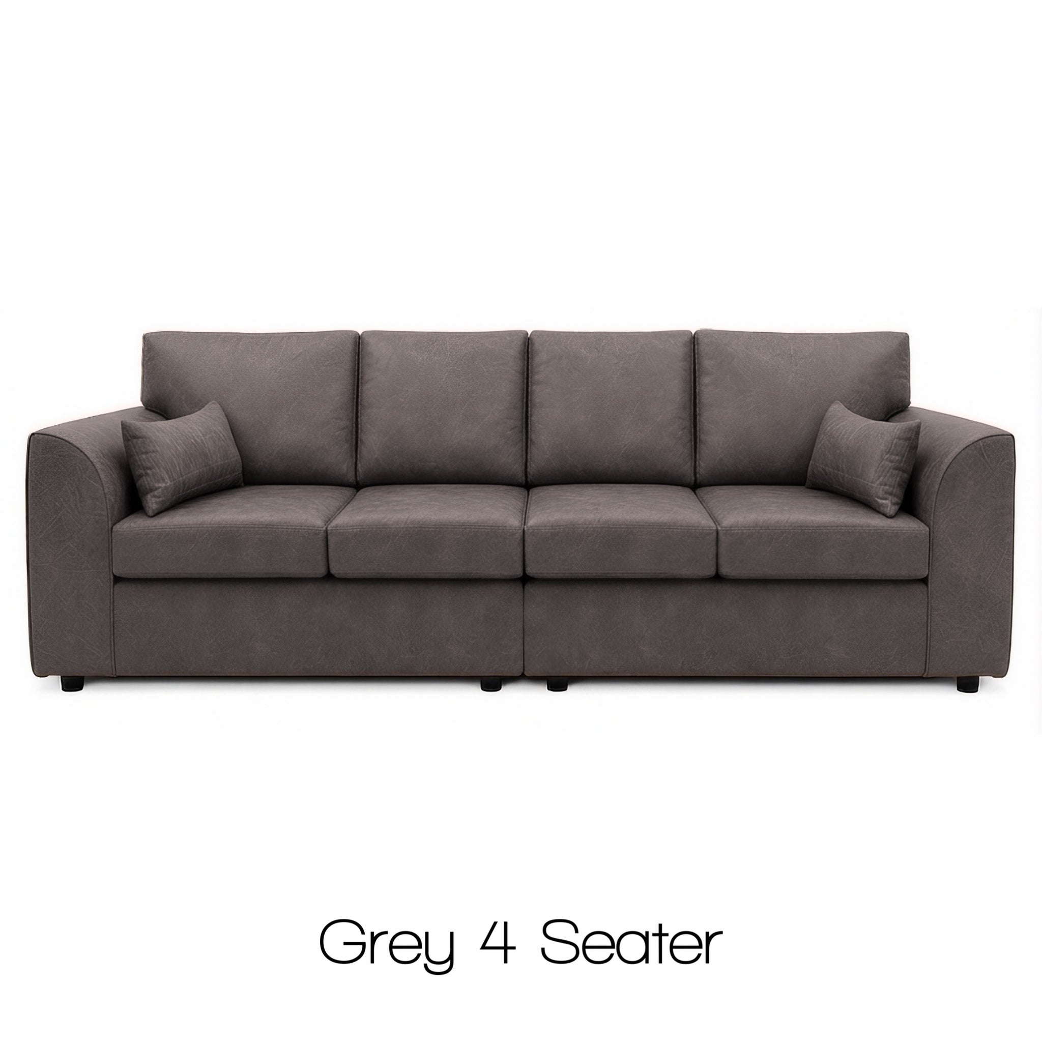 Dylan 4 Seater Suede Leather