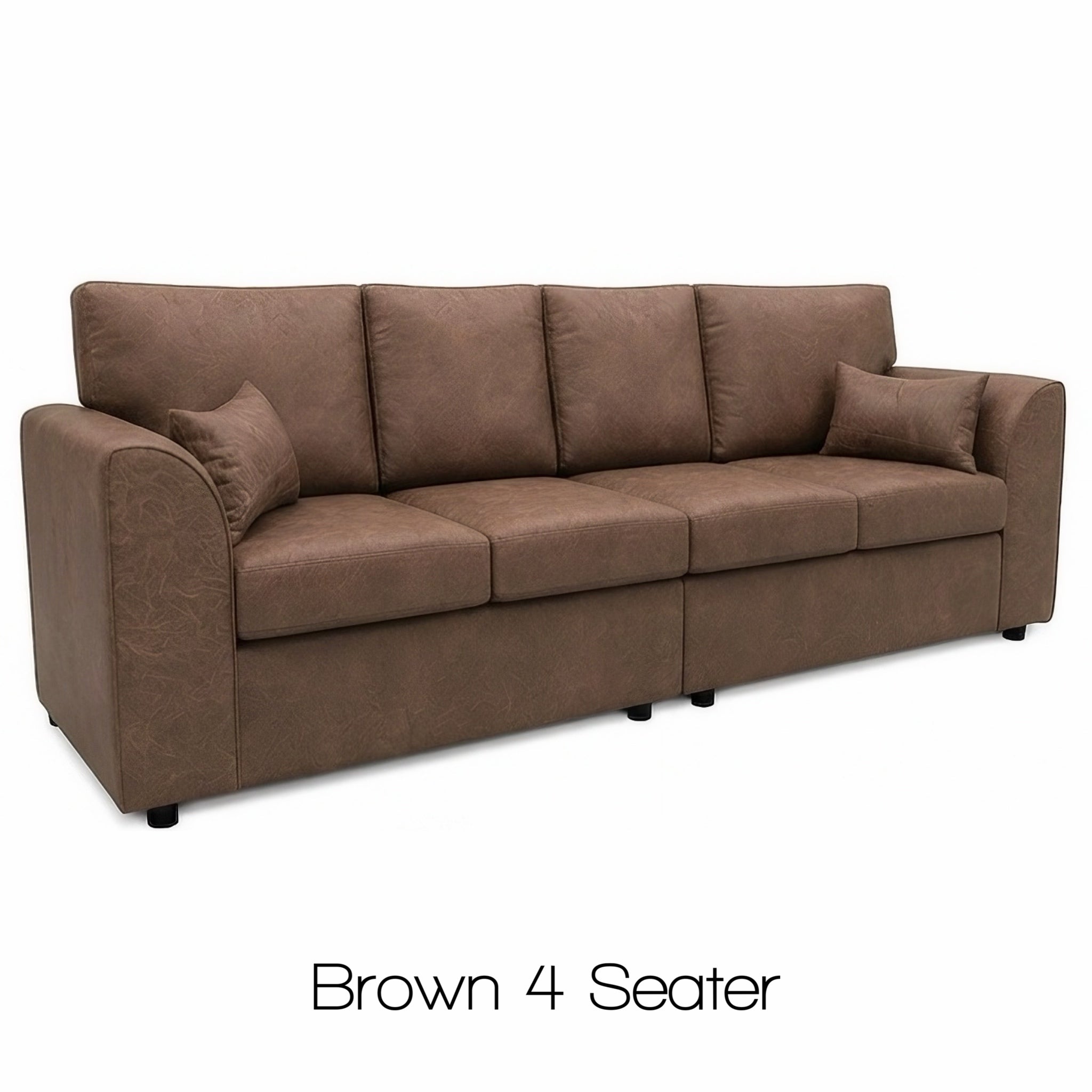 Dylan 4 Seater Suede Leather